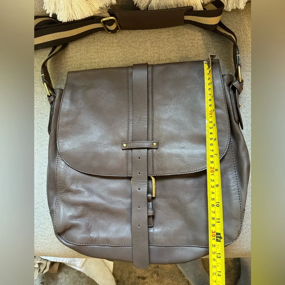 Vintage Billy‎ Bag London Brown Leather Crossbody Messenger Bag